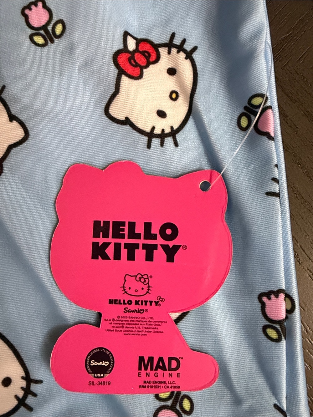 Hello Kitty Light Blue Long Sleeve Rashguard Set - Picture 3 of 11